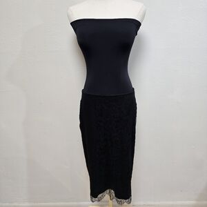 Wolford Fatal Tube Dress with Lace Skirt Size 36/XS